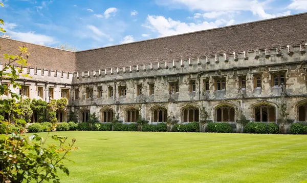 Oxford Wielka Brytania Czerwiec2 2023 Magdalen College 1458 Historyczne Budynki Obraz Stockowy
