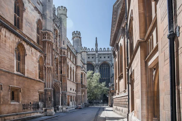 英国剑桥 2023年7月16日 剑桥大学国王学院教堂的观点 免版税图库图片