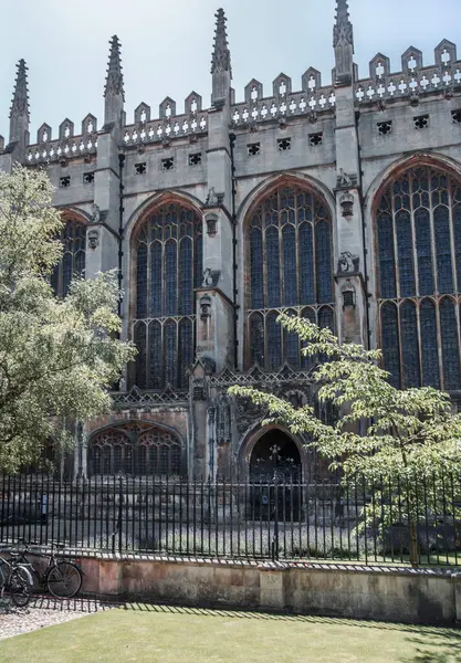 英国剑桥 2023年7月16日 剑桥大学国王学院教堂的观点 免版税图库照片