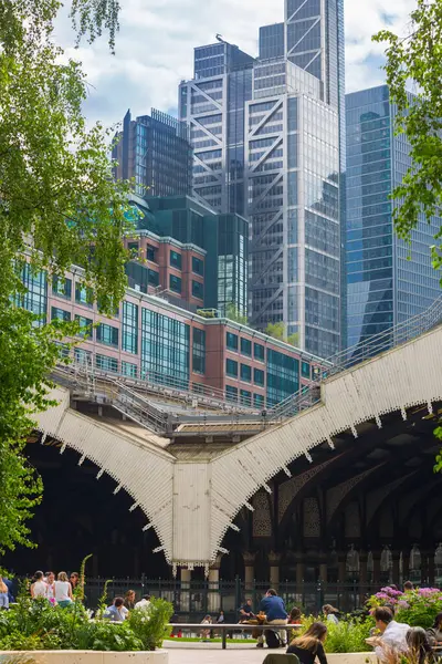 stock image London, UK - 7 May, 2024: Liverpool Street station   in the City of London