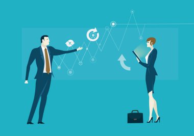 İş adamları projeden bahsediyor. 