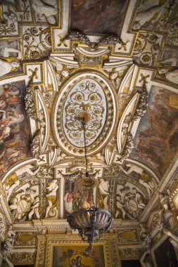 ROME, ITALY - 8 Nisan 2024: Capitoline Müzeleri, İçişleri ve Sanat Koleksiyonu 