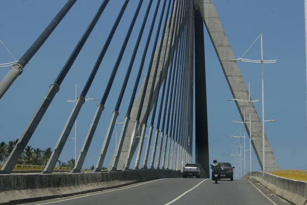Lheus Bahia Brezilya Ekim 2022 Jorge Amado Köprüsünün Manzarası Ilheus — Stok fotoğraf