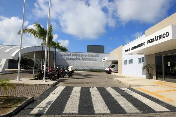 Ilheus Bahia Brazil Οκτωβρίου 2022 Πρόσοψη Νοσοκομείο Materno Infantil Δημόσιο — Φωτογραφία Αρχείου