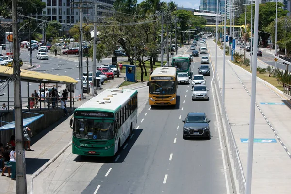 Salvador Bahia Brazil October 2022 Public Transport Bus Next Exclusive — Stock Photo, Image