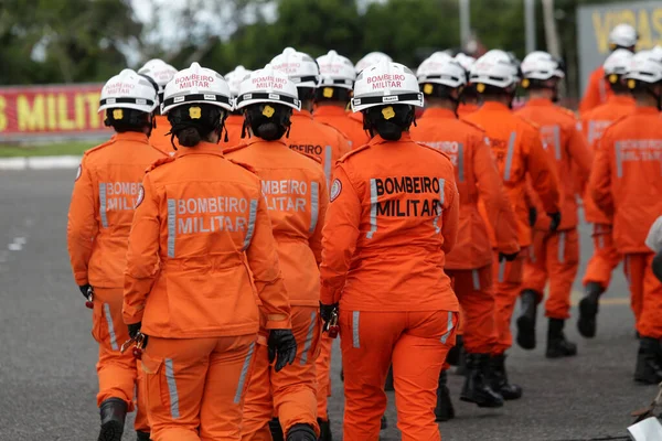 Simoes Filho Bahia Brazilië November 2022 Militaire Brandweerlieden Uit Bahia — Stockfoto