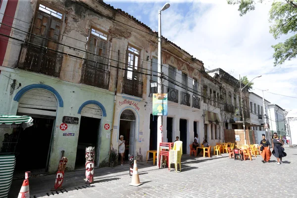 ブラジル バイーア州カチョアイラ2022年11月5日 バイーアの和解で カチョアイラの歴史的な町の古い邸宅 植民地時代のスタイルのビュー — ストック写真