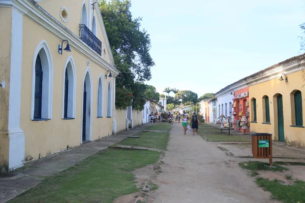 Portoseguro Bahia Braziliaans Maart 2023 Uitzicht Oud Gebouw Het Historische — Stockfoto