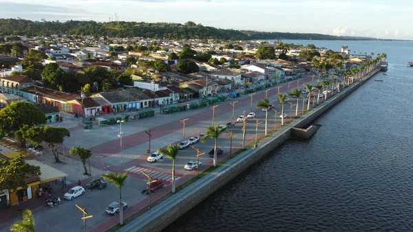Porto Seguro Bahia Brazil March 2023 Повітряний Вид Річку Буранхем — стокове фото