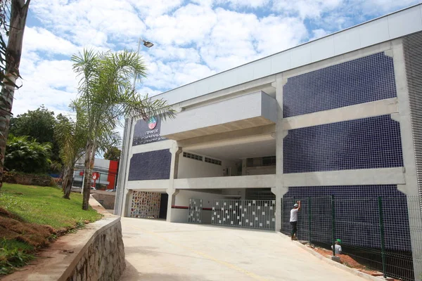2022年10月21日ブラジル バイーア州サルバドル市建設中の公立学校の様子 — ストック写真