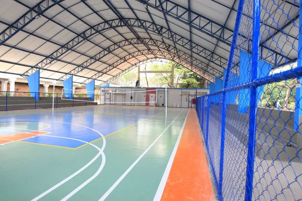 살바도르 바히아 브라질 2022 살바도르 학교의 덮개가 스포츠 코트의 — 스톡 사진