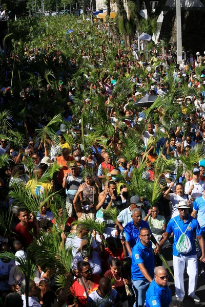 Salvador Bahia Brezilya Nisan 2023 Katolikler Nın Nın Giriş Tarihi — Stok fotoğraf