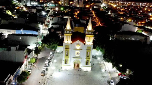 ブラジル バイーア州ジュアジロ 2023年4月4日 バイーア北部ジュアジロ市のカテドラル サントゥアリオ セノーラ グロースの眺め — ストック写真