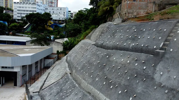 브라질 아브릴 2023 살바도르 거주지 콘크리트 — 스톡 사진