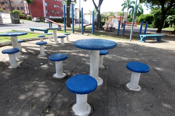 Salvador Bahia Brezilya Nisan 2023 Salvador Bir Meydanda Betondan Yapılmış — Stok fotoğraf