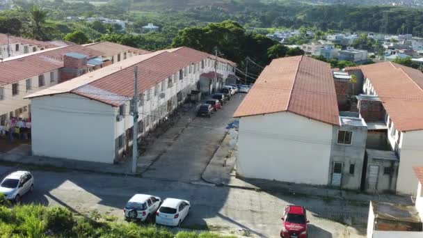 Salvador Bahia Brasil Abril 2023 Casas Del Programa Vivienda Minha — Vídeo de stock