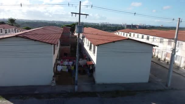 Salvador Bahia Brasil Abril 2023 Casas Del Programa Vivienda Minha — Vídeos de Stock