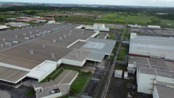 卡玛卡里 巴伊亚 2023年4月13日 卡玛卡里福特工厂的航拍 该单位于2021年结束业务 — 图库视频影像