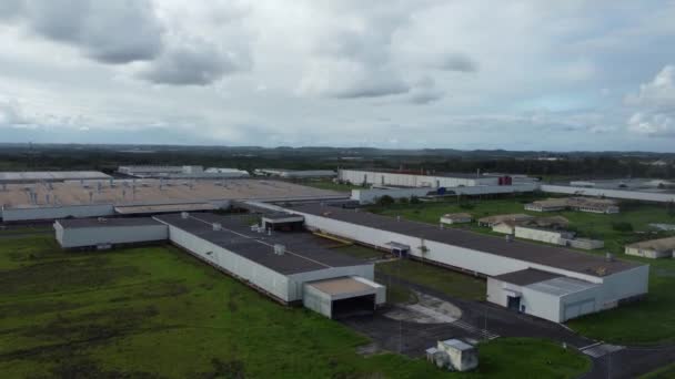 Camacari Bahia Brezilya Nisan 2023 Camacari Deki Ford Fabrikasının Hava — Stok video