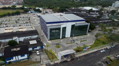 Feira de Santana, Bahia, Brezilya - 23 Nisan 2023: Feira de Santana kentindeki Cleriston Andrade Genel Hastanesi.