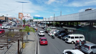 Feira de Santana, Bahia, Brezilya - 23 Nisan 2023: Feira de Santana şehrinin havadan görünüşü