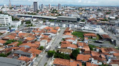 Feira de Santana, Bahia, Brezilya - 23 Nisan 2023: Feira de Santana şehrinin havadan görünüşü