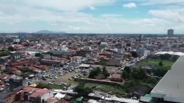 Feira de Santana, Bahia, Brezilya - 23 Nisan 2023: Feira de Santana şehrinin havadan görünüşü.