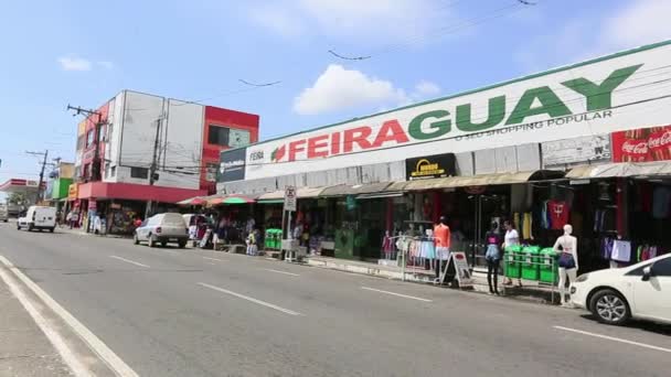 Feira Santana Bahia Brazil Απριλίου 2023 Εμπόριο Προϊόντων Και Εμπορευμάτων — Αρχείο Βίντεο