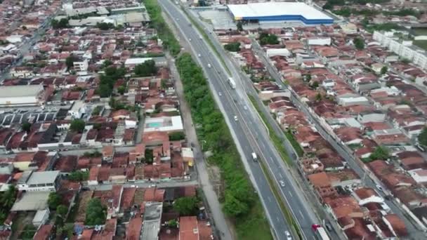 Feira Santana Bahia Brazil Апреля 2023 Года Вид Воздуха Город — стоковое видео