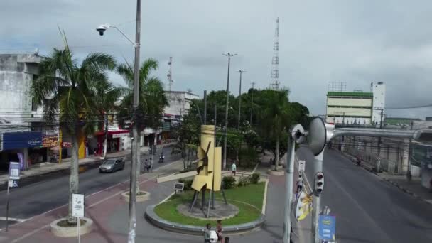 Feira Santana Bahia Brezilya Nisan 2023 Feira Santana Şehrinin Havadan — Stok video