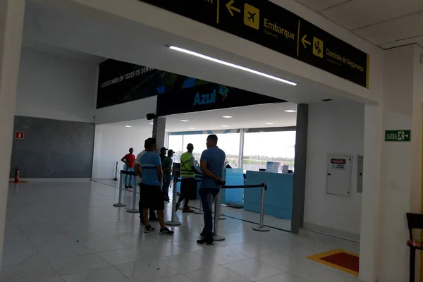 ブラジルのバイーア州フェイラ サンタナ 2023年4月28日 フェイラ サンタナ市空港の眺め — ストック写真
