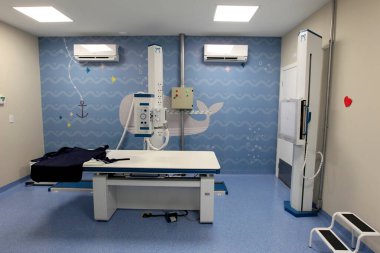 İlheus, Bahia, Brezilya - 24 Mayıs 2022: Güney Bahia 'daki Ilheus şehrindeki Materno-Infantil Hastanesi.