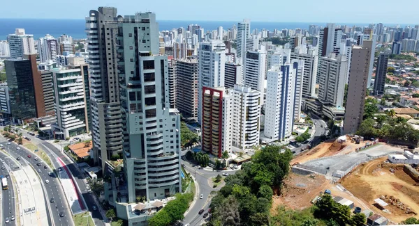Salvador Bahia Brasil Octubre 2022 Vista Edificios Residenciales Barrio Pituba —  Fotos de Stock