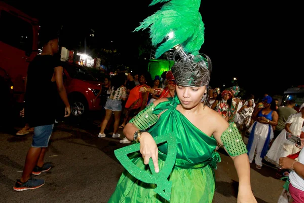 Feira Santana Bahia Brasil Abril 2023 Desfile Bloques Afro Durante — Foto de Stock