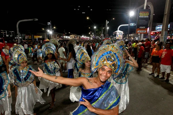 Feira Santana Bahia Brazil April 2023 Afro Block Parade Micareta — Stock Photo, Image
