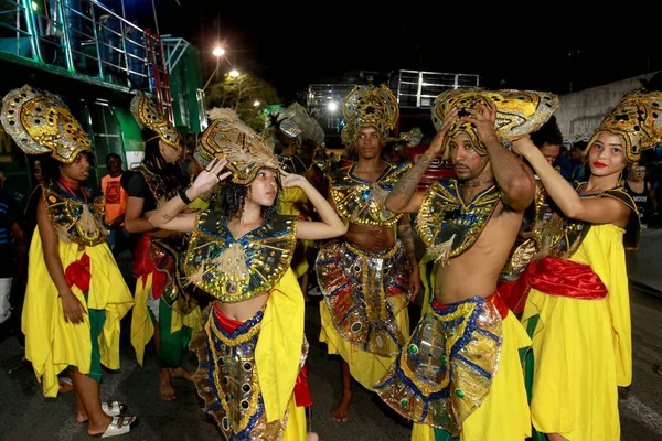 Feira Santana Bahia Brasilien April 2023 Afroblockparade Während Der Micareta — Stockfoto