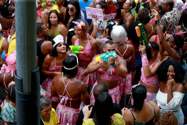Salvador Bahia Brasil Fevereiro 2023 Cantora Xandy Harminia Vista Cantando — Fotografia de Stock