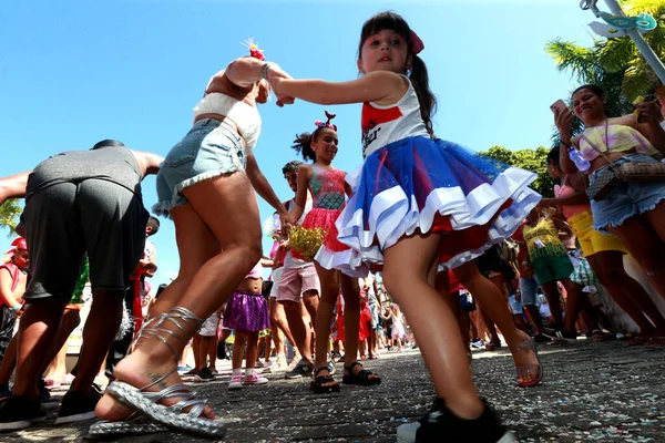 2010 Salvador Bahia Brazil Jan1 2023 Children Fun Pelourinho Carnival — 스톡 사진