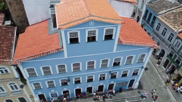 Salvador Bahia Brazil Februarie 2023 Vedere Pelourinho Centrul Istoric Orașului — Videoclip de stoc