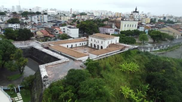 Salvador Bahia Brezilya Mayıs 2023 Salvador Daki Tarih Merkezi Bölgesinde — Stok video