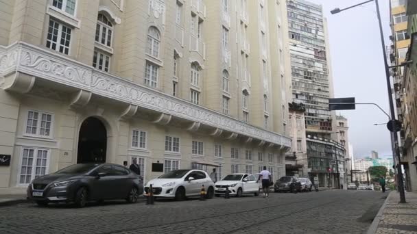 Salvador Bahia Brésil Mai 2023 Façade Hôtel Fera Palace Rua — Video