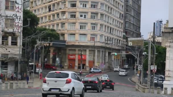 Salvador Bahia Brezilya Mayıs 2023 Salvador Şehrinin Tarihi Merkezindeki Castro — Stok video