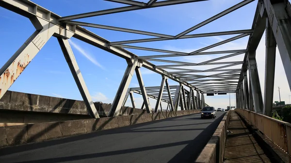 Salvador Bahia Brazilský Květen 2023 Pohled Most Železným Nosníkem Městě — Stock fotografie