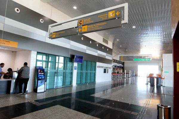 Vitoria Conquista Bahia Brazil Июня 2023 Вид Аэропорт Глаубер Роша — стоковое фото
