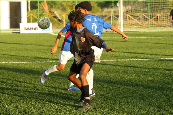 Jequie Bahia Brazil Мая 2023 Молодые Люди Замечены Время Футбольного — стоковое фото