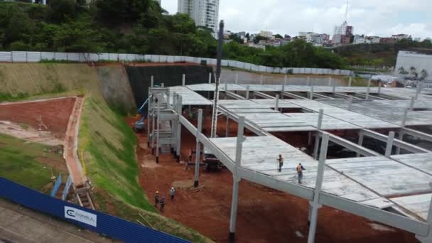 Salvador Bahia Brasil Abril 2023 Vista Construção Loja Leroy Merlin — Vídeo de Stock