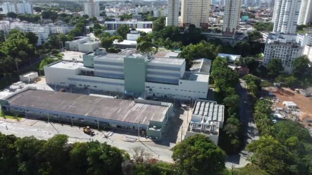 Salvador Bahia Brazil April 2023 Aerial View Traffic Iguatemi Region — Stock Video