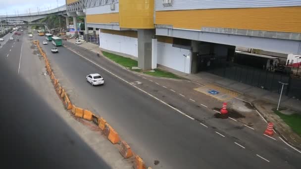 Salvador Bahia Braziliaans Mei 2023 Details Van Het Campinas Station — Stockvideo