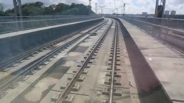 Salvador Bahia Brasil Maio 2023 Visão Sistema Metrô Cidade Salvador — Vídeo de Stock