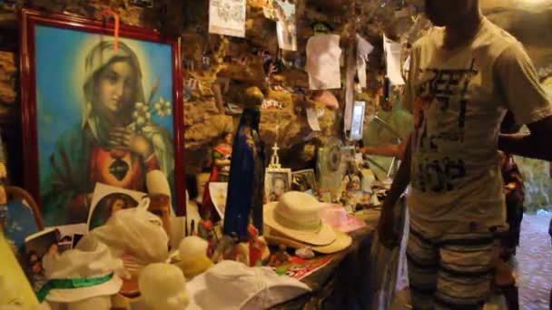 Бомб Ісус Лапа Баїя Бразилія Серпня 2014 Року Релігійні Учасники — стокове відео
